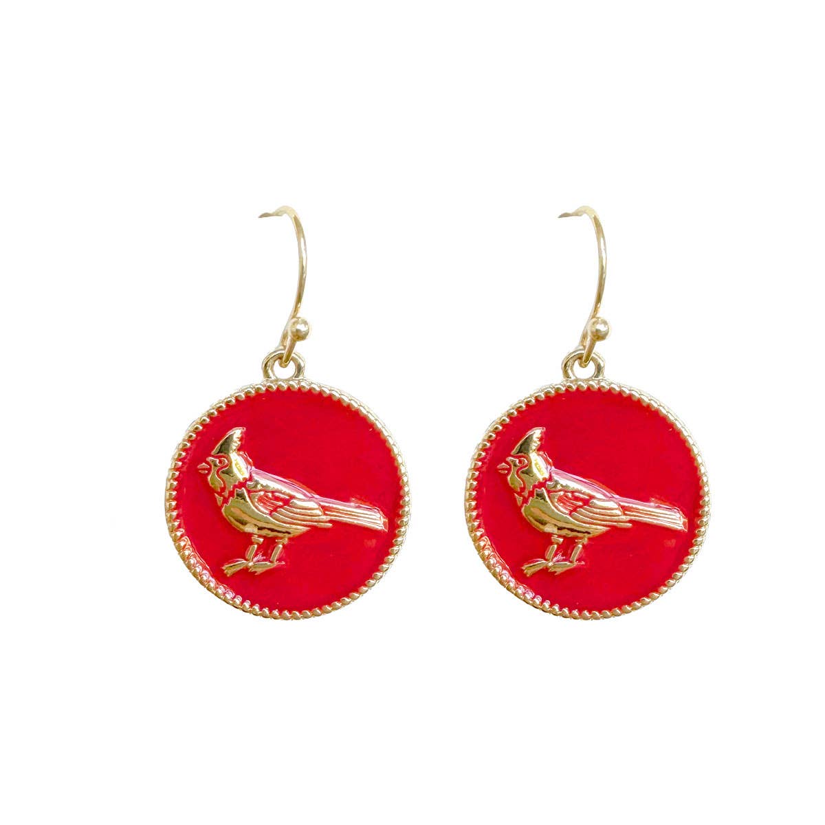 Red Cardinal Earrings