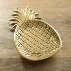 Gilded Pineapple Plate