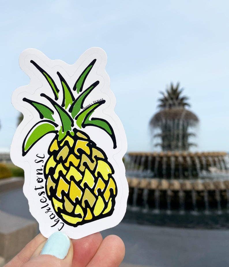 Pineapple Charleston, SC Sticker
