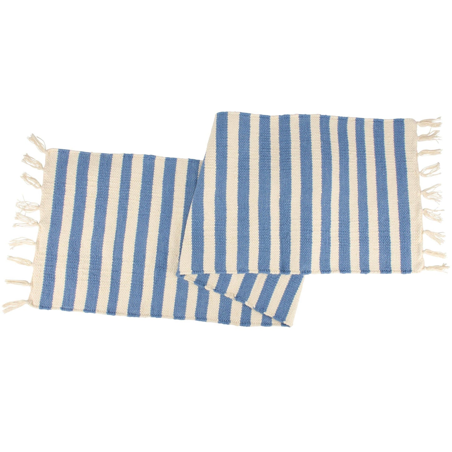 Pale Blue Stripe Runner
