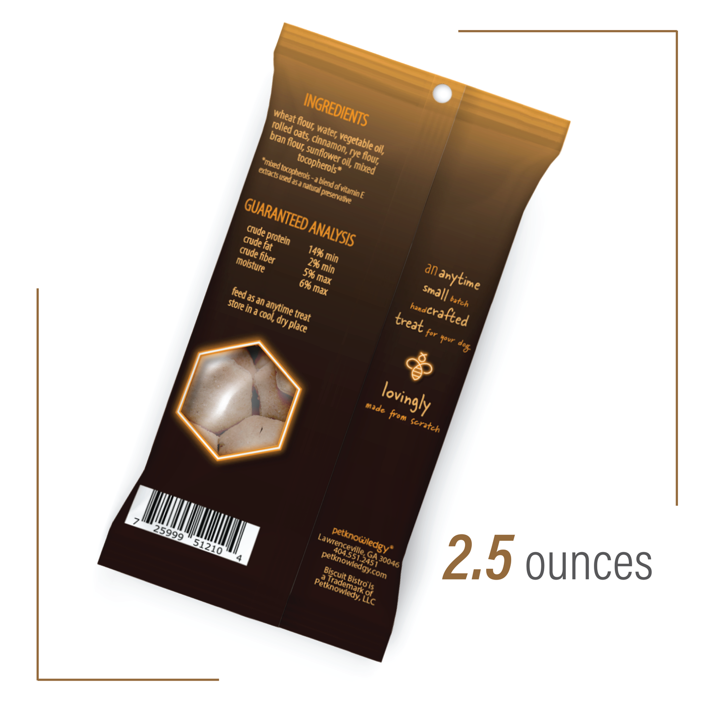 Snack Pack - Combs - Honey & Oat - 2.5 oz