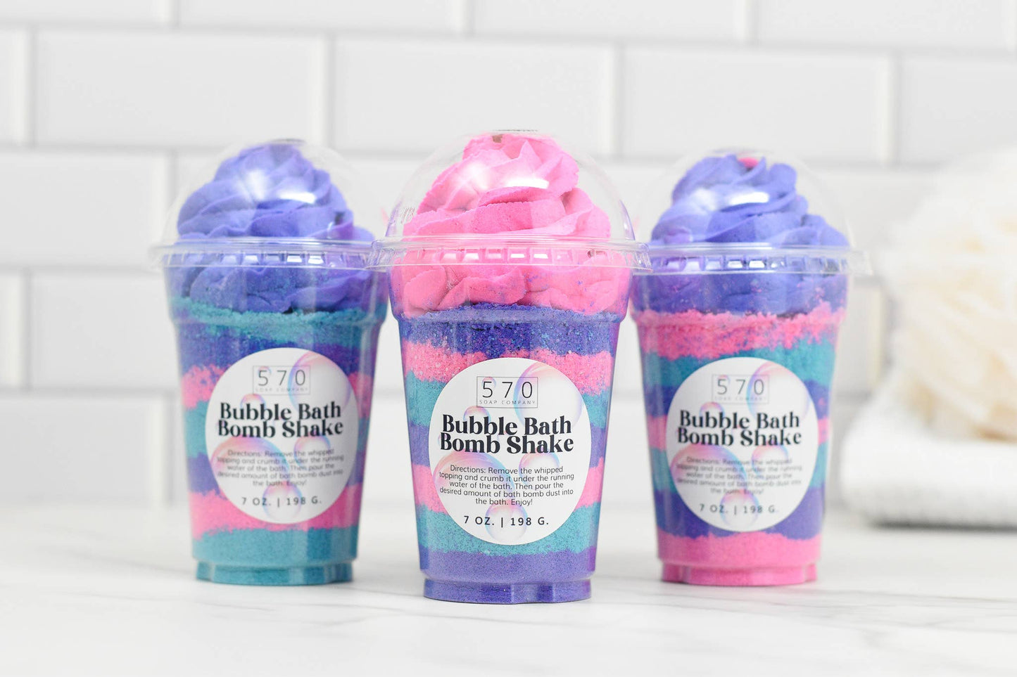 Bubble Bath Bomb Shake