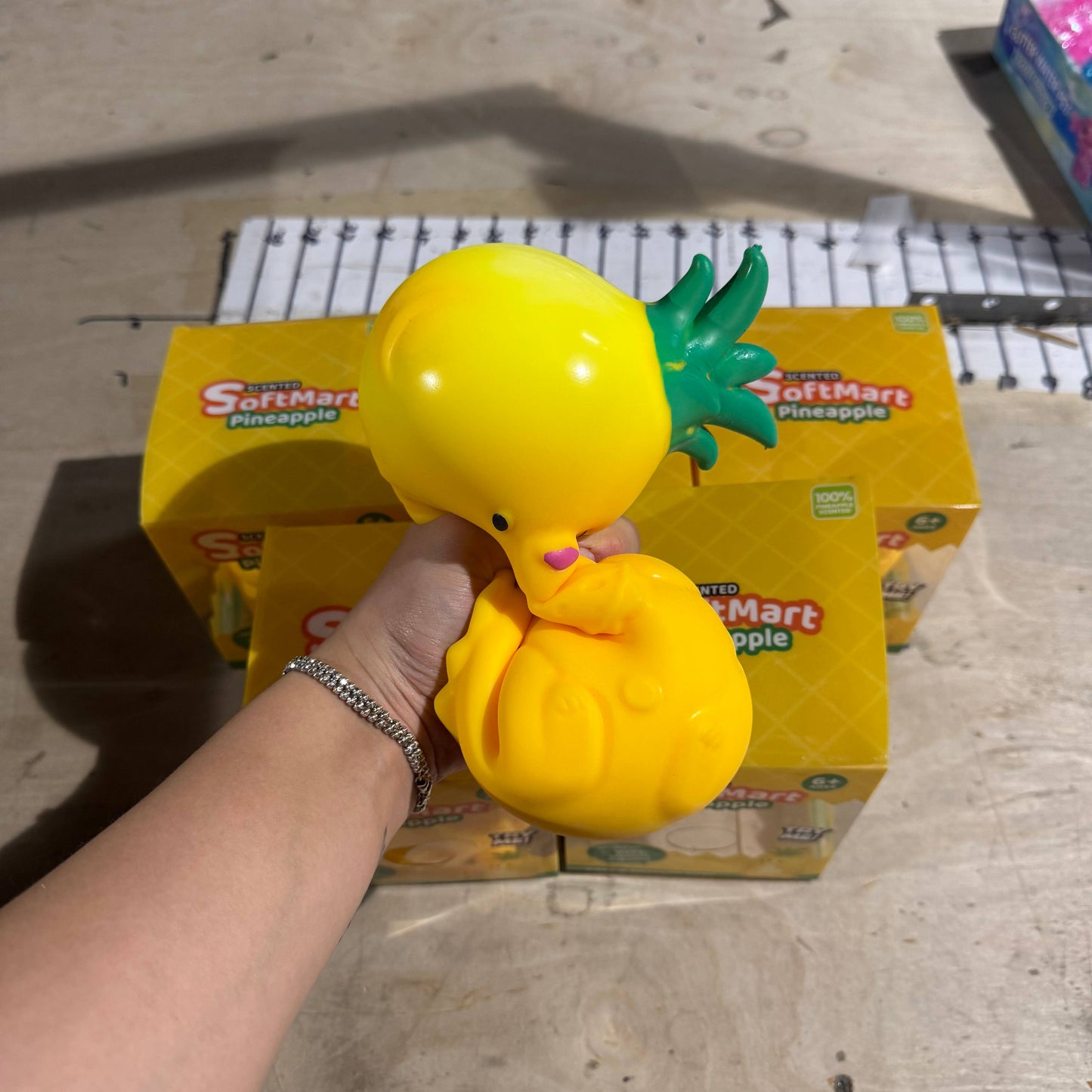 JUMBO Pineapple Bear Squishy