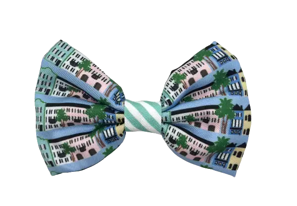 Rainbow Row Bow Tie