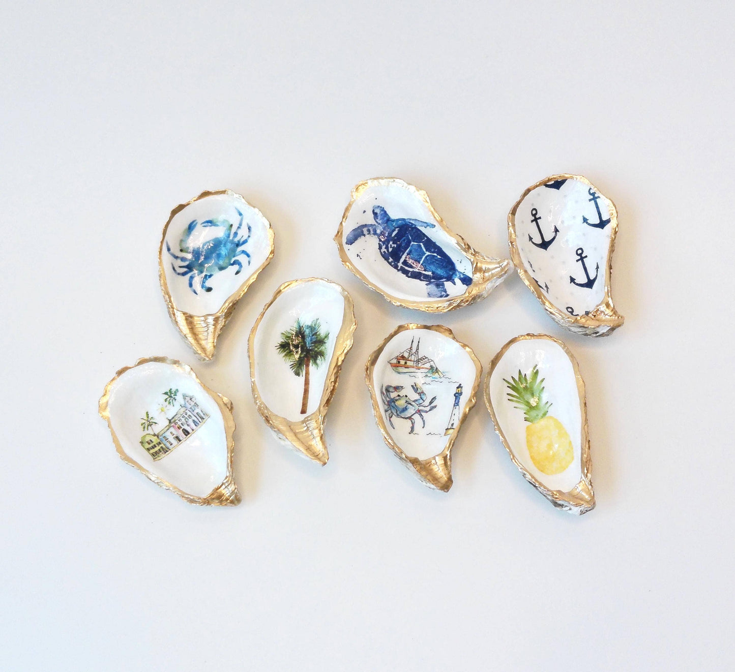 Charleston SC Inspired Oyster Wine Topper ~ Ravenel Bridge or Rainbow Row
