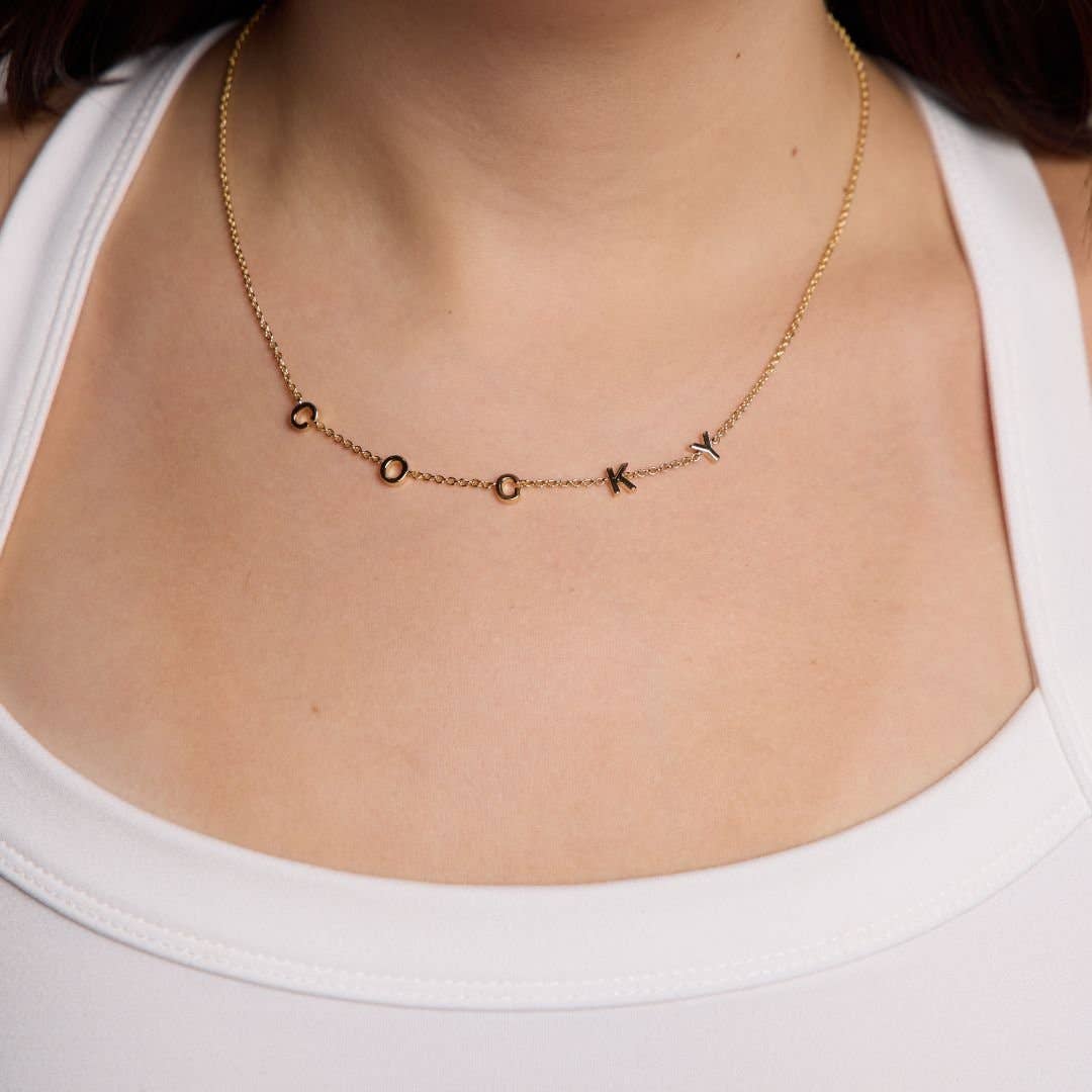 University of South Carolina "COCKY" Initial Necklace