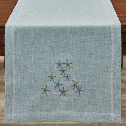 Seas And Greetings Table Runner 72"L