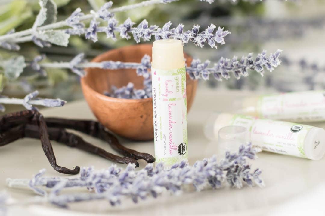 Nature's Silk Lip Balm, Organic - Lavender Vanilla