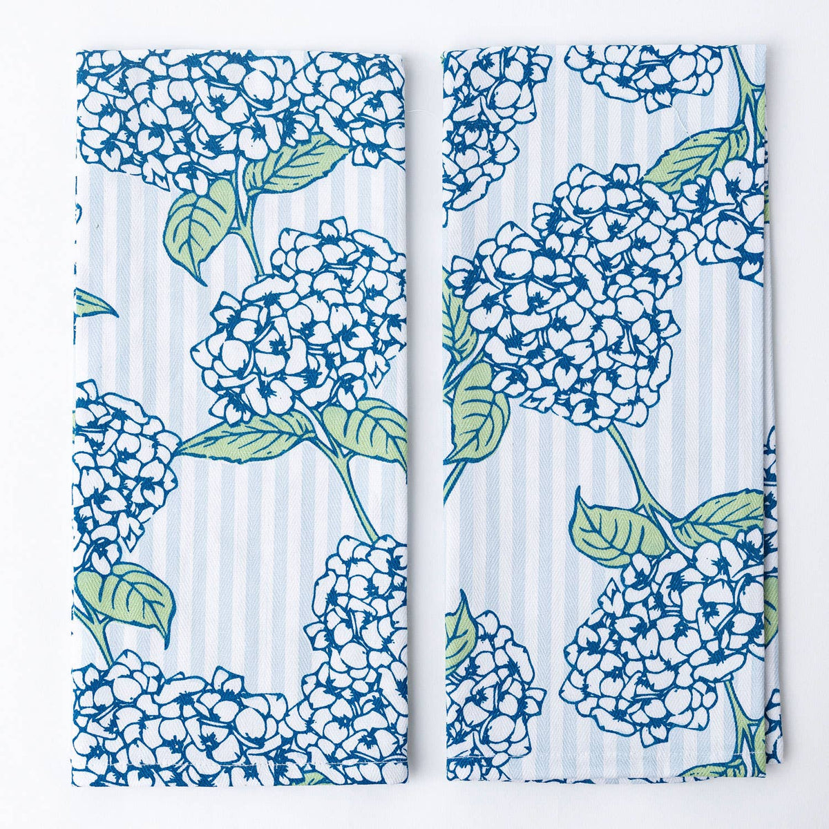 Hydrangea Stem Cotton Kitchen Towel