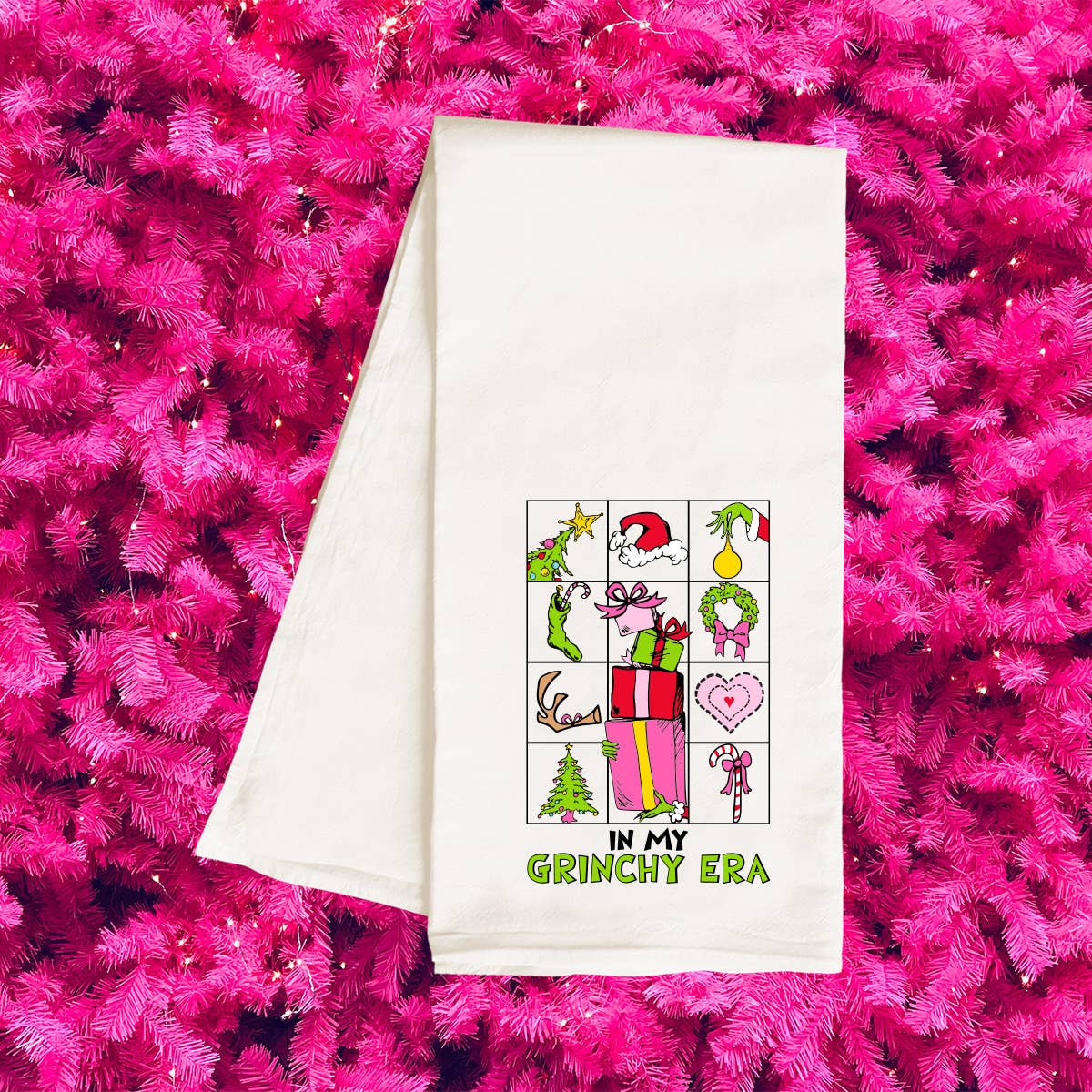 In my Grinchy Era Hand Towel