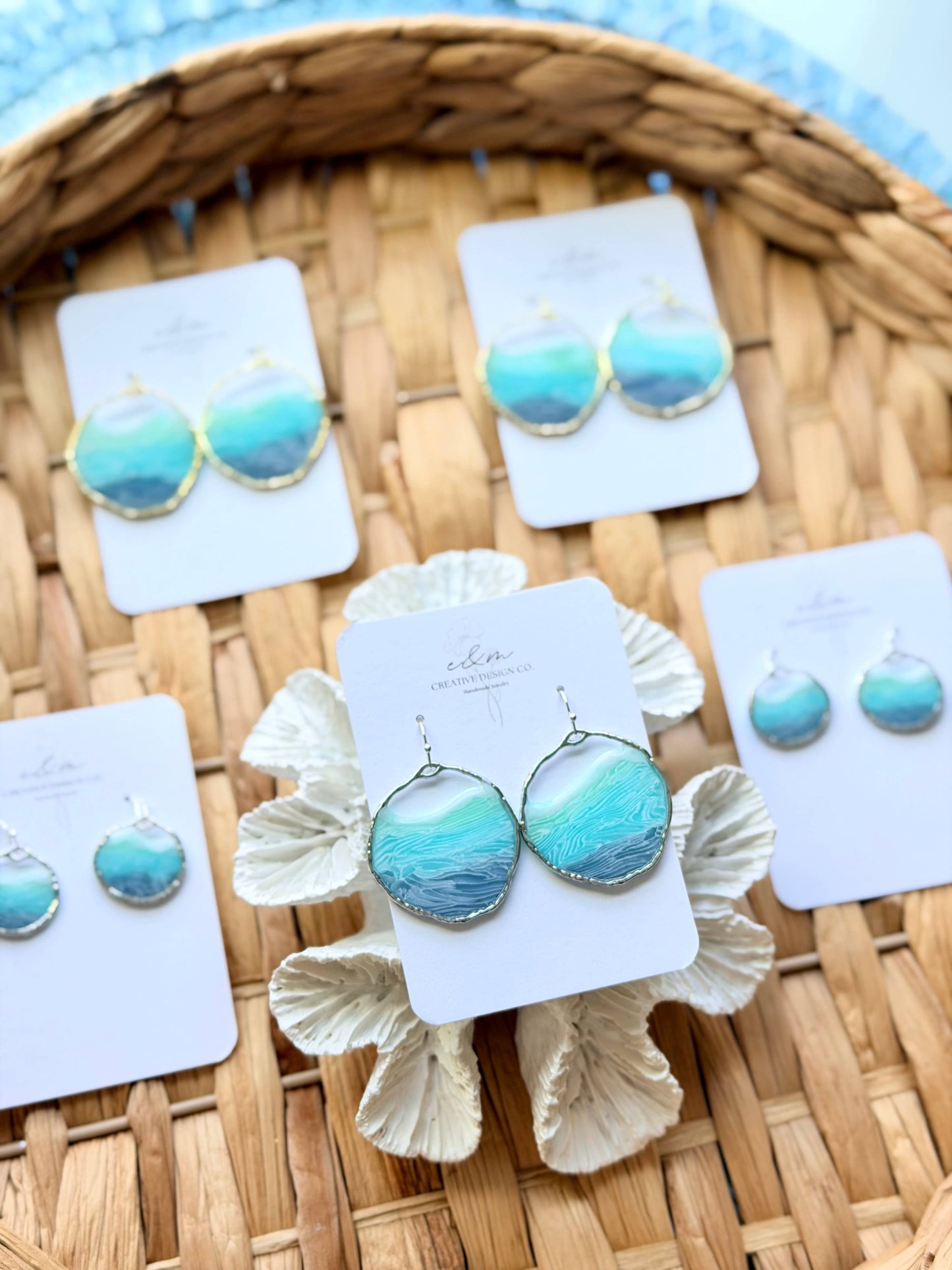 Ocean Wave Earrings