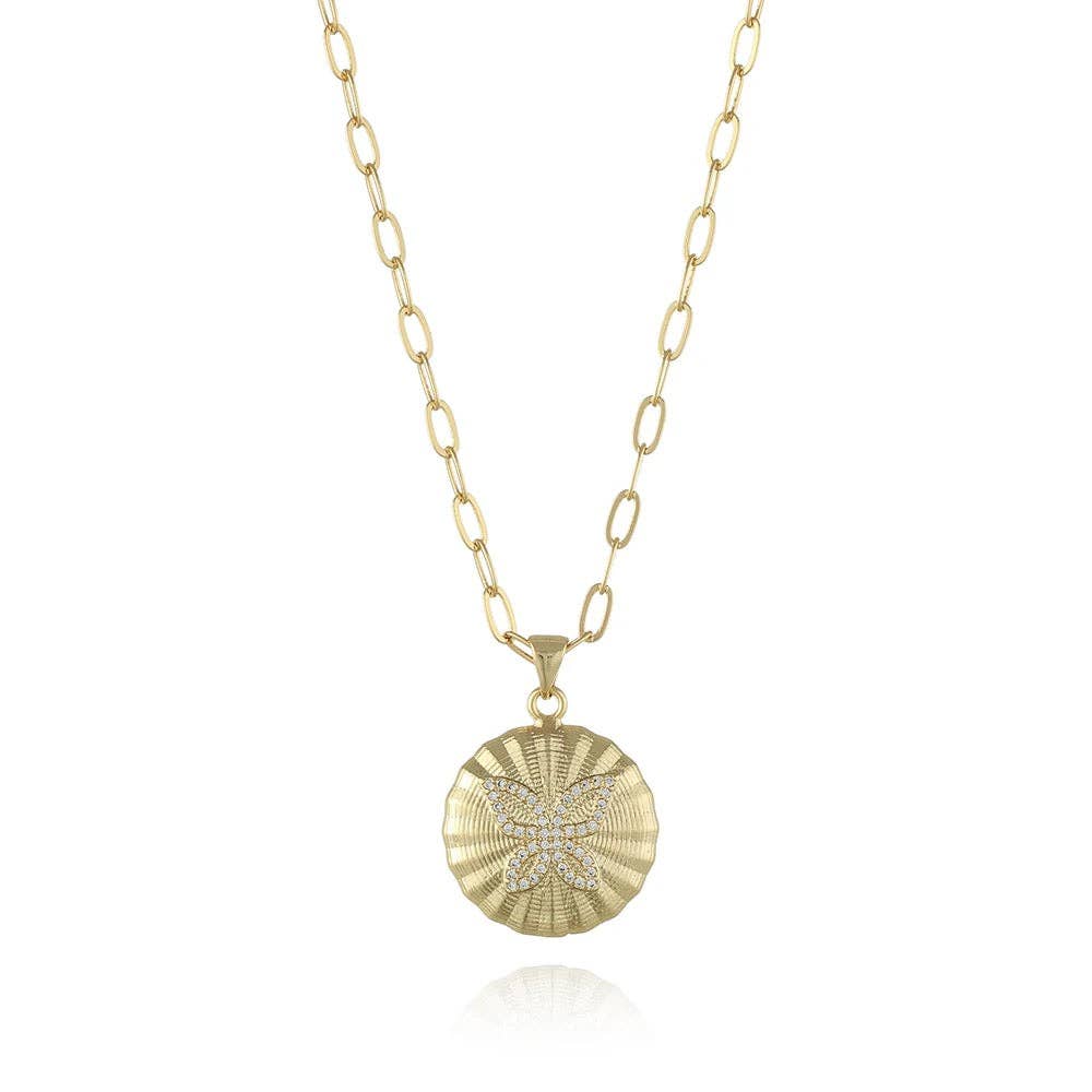 Diamond Butterfly Necklace