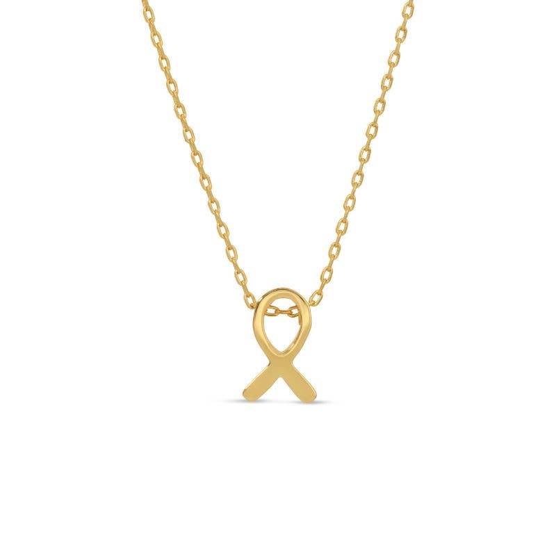 Ribbon of Hope Necklace - SHINE FOR A CAUSE