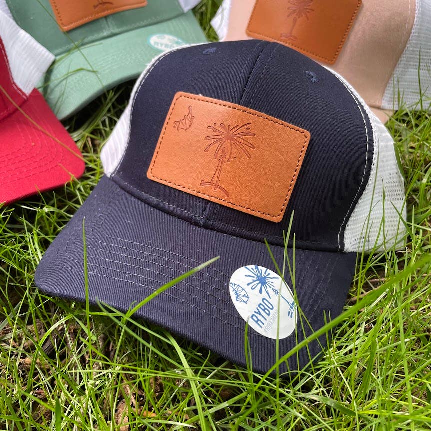 Classic Badge Palmetto Tree Trucker Hat