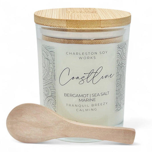 Locally made in Charleston, SC Coastline Lotion Candle made by Charleston Soy Works