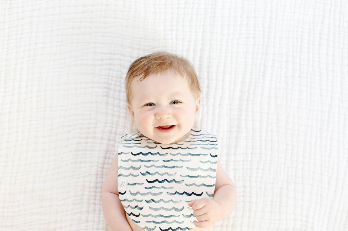 Charlie Snap Bib - Waves