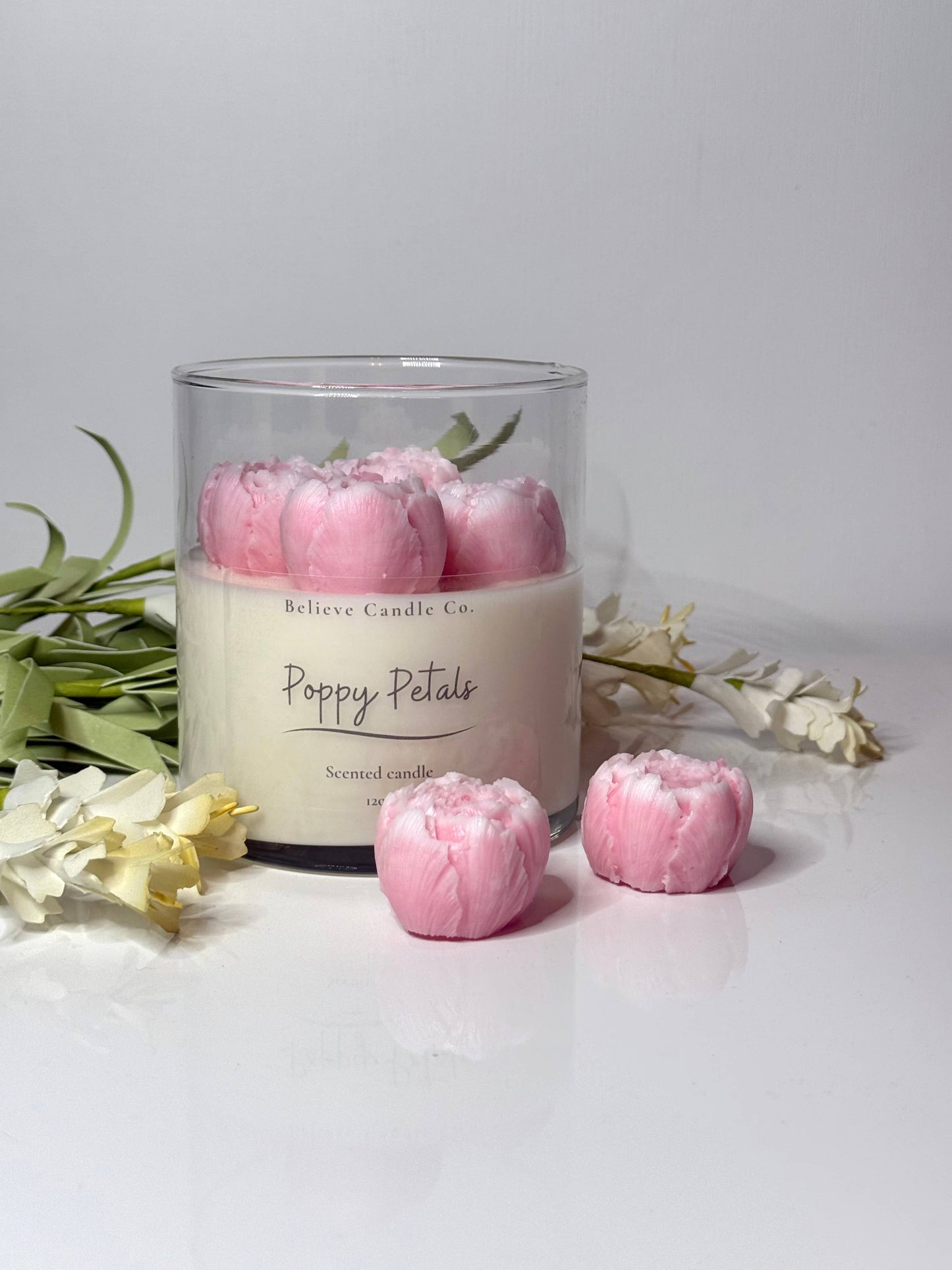 Poppy Petals Candle Jar