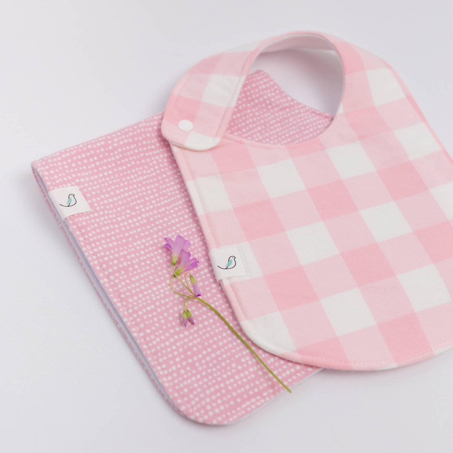 The Essential Burp Cloth - Rose Dot