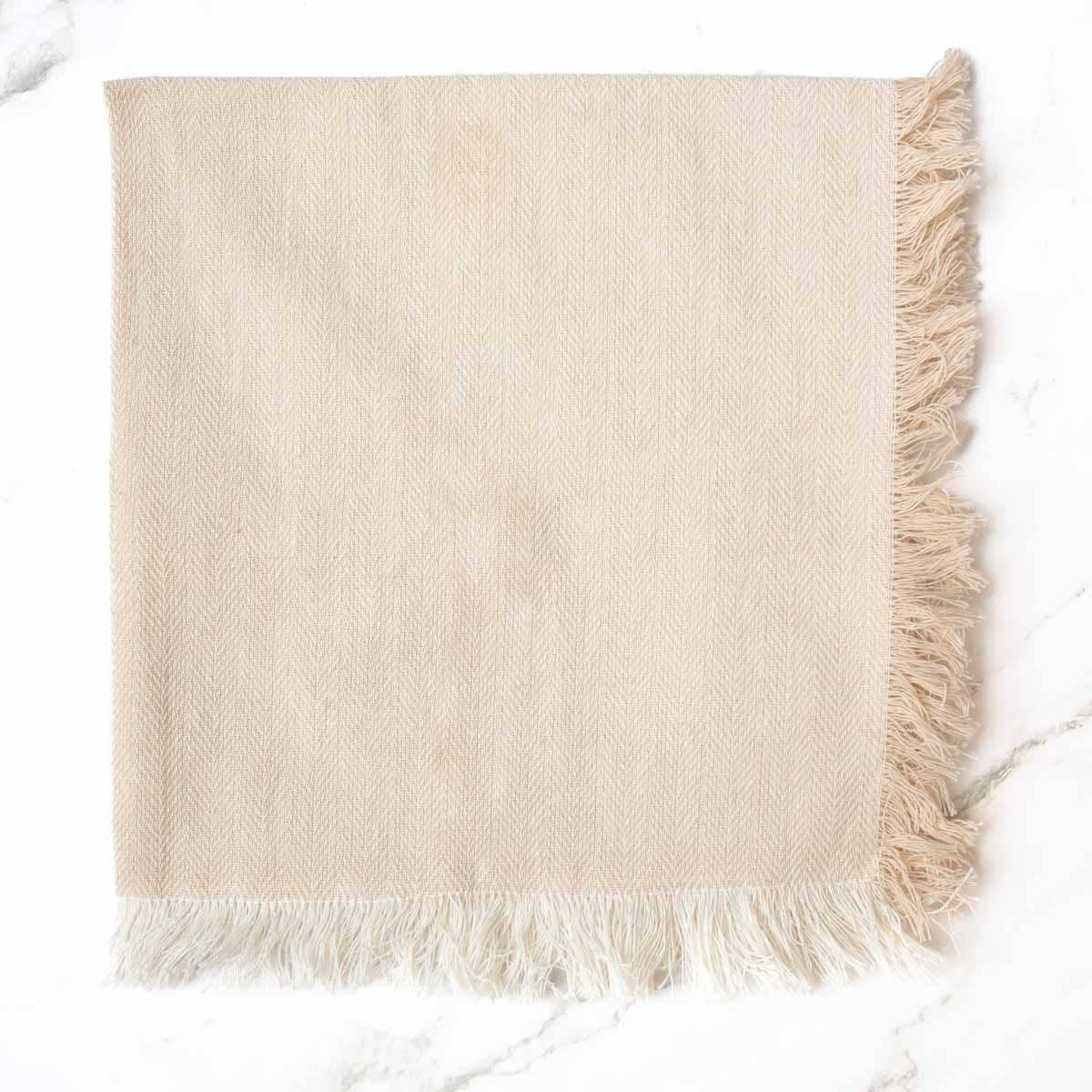 Herringbone Fringe Napkin