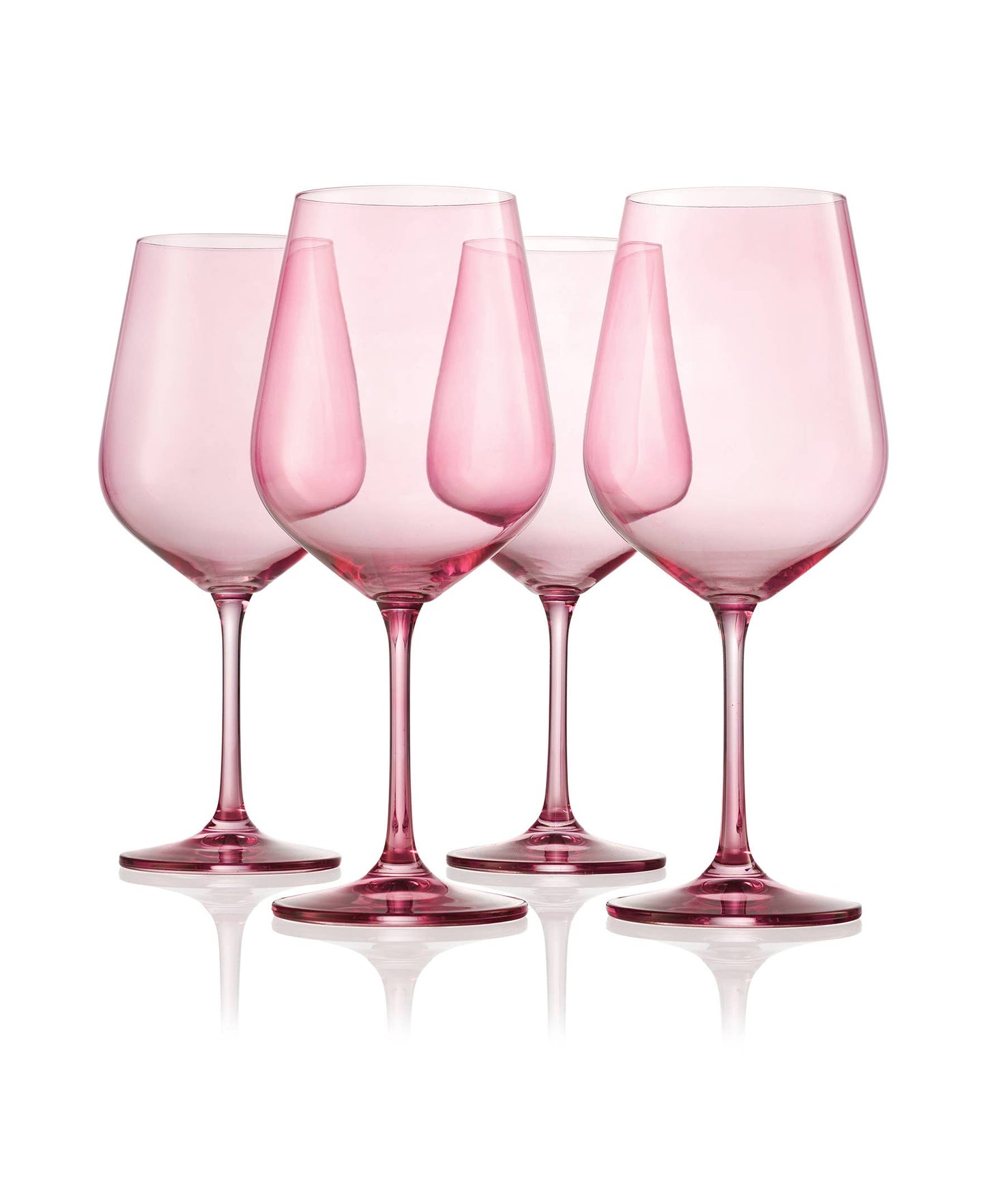 Red Wine Glasses - Rose