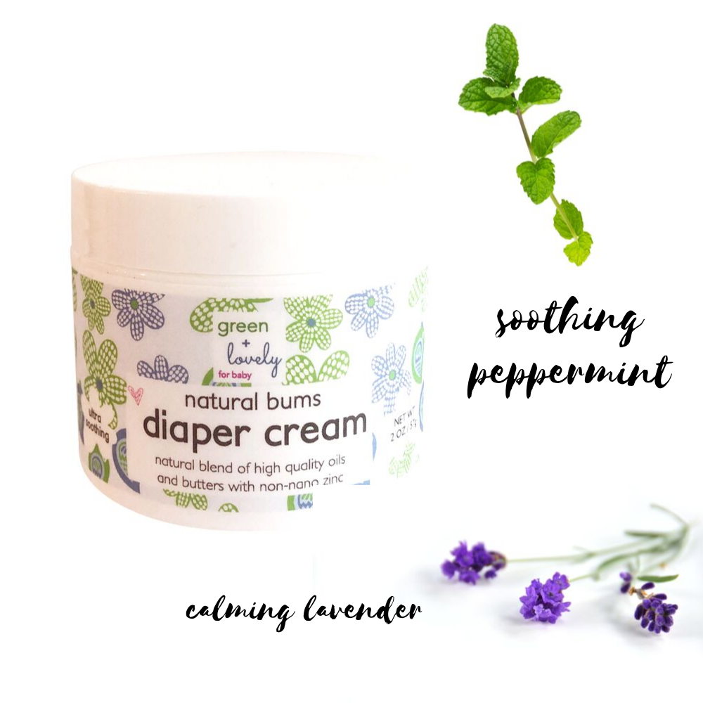 Natural Bums Diaper Rash Cream - non-nano zinc