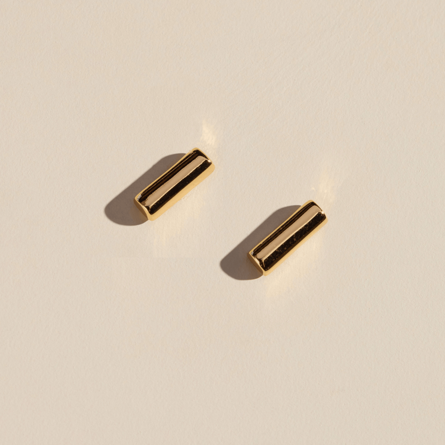 Gold Bar Studs