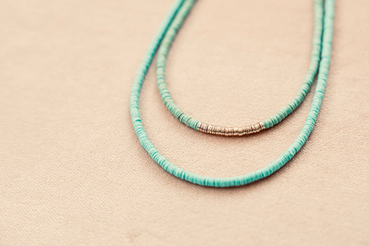 Shades of Sea - Double Layer Necklace