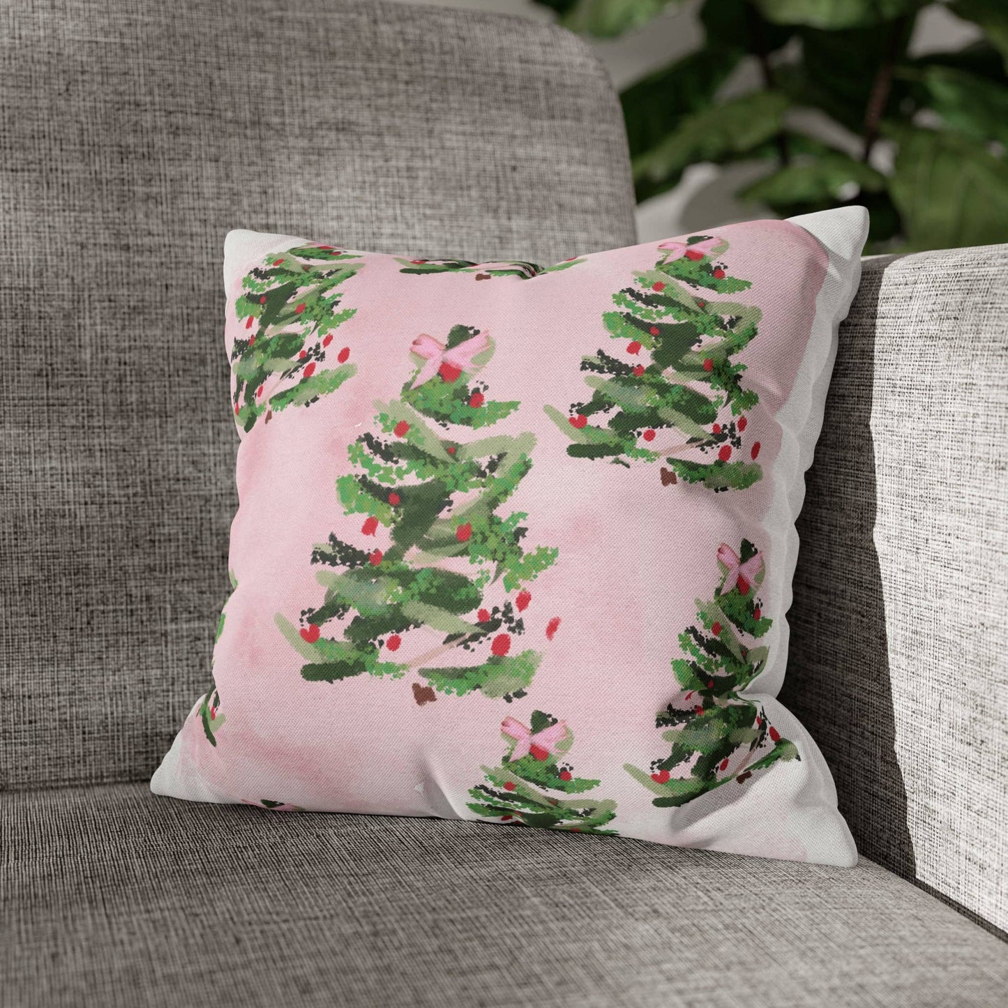 PINK CHRISTMAS - 14x14 Pillow