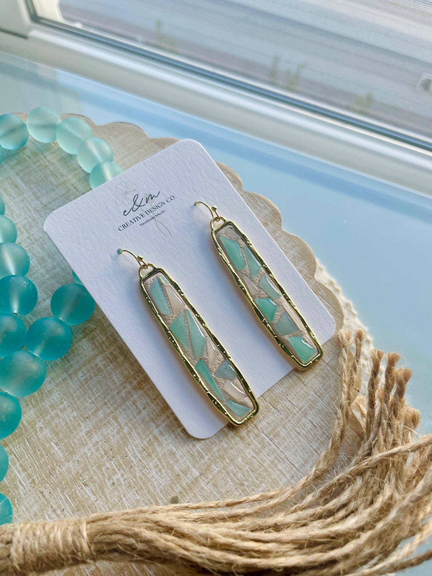 Sea glass Earrings