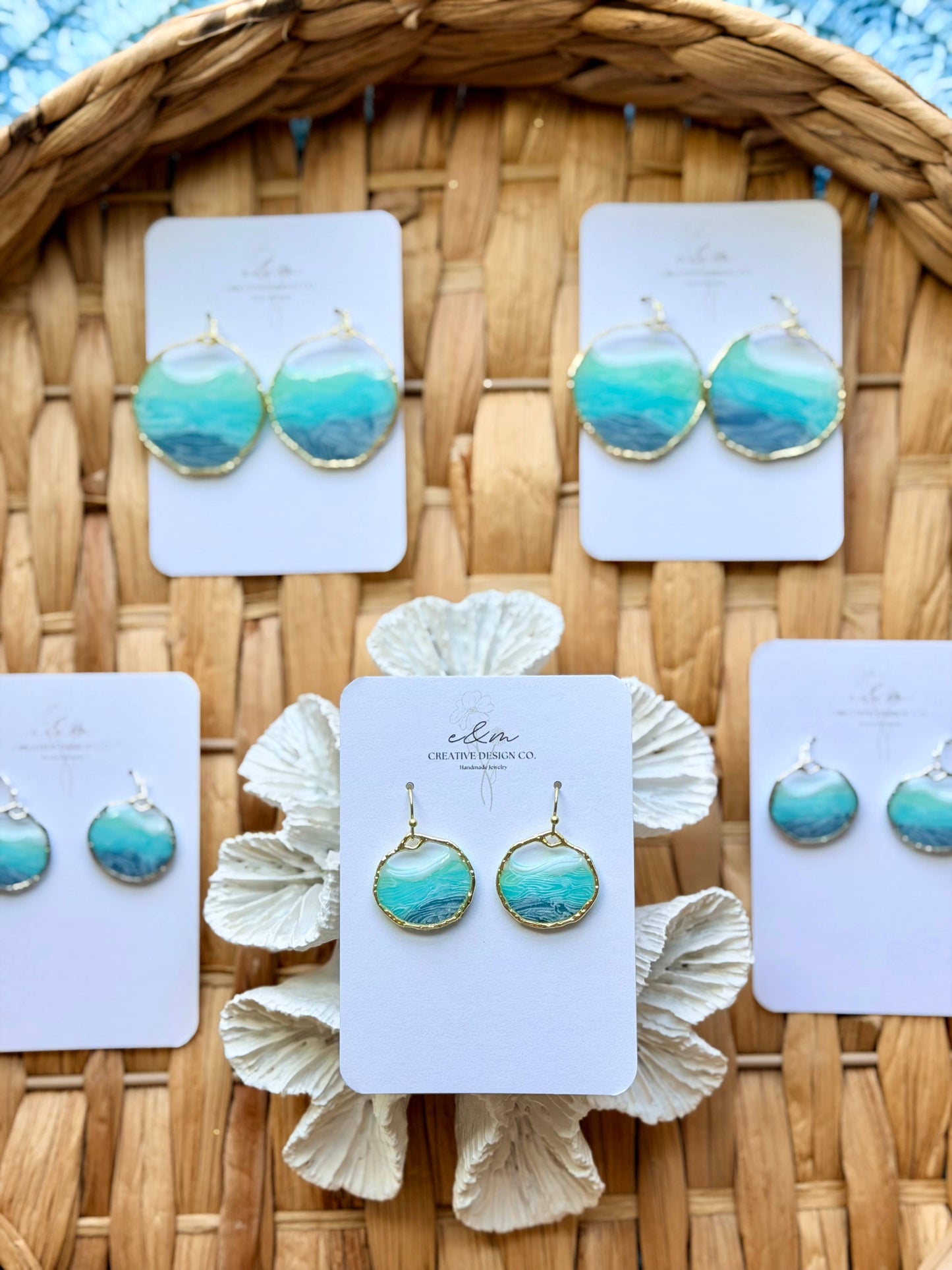 Ocean Wave Earrings