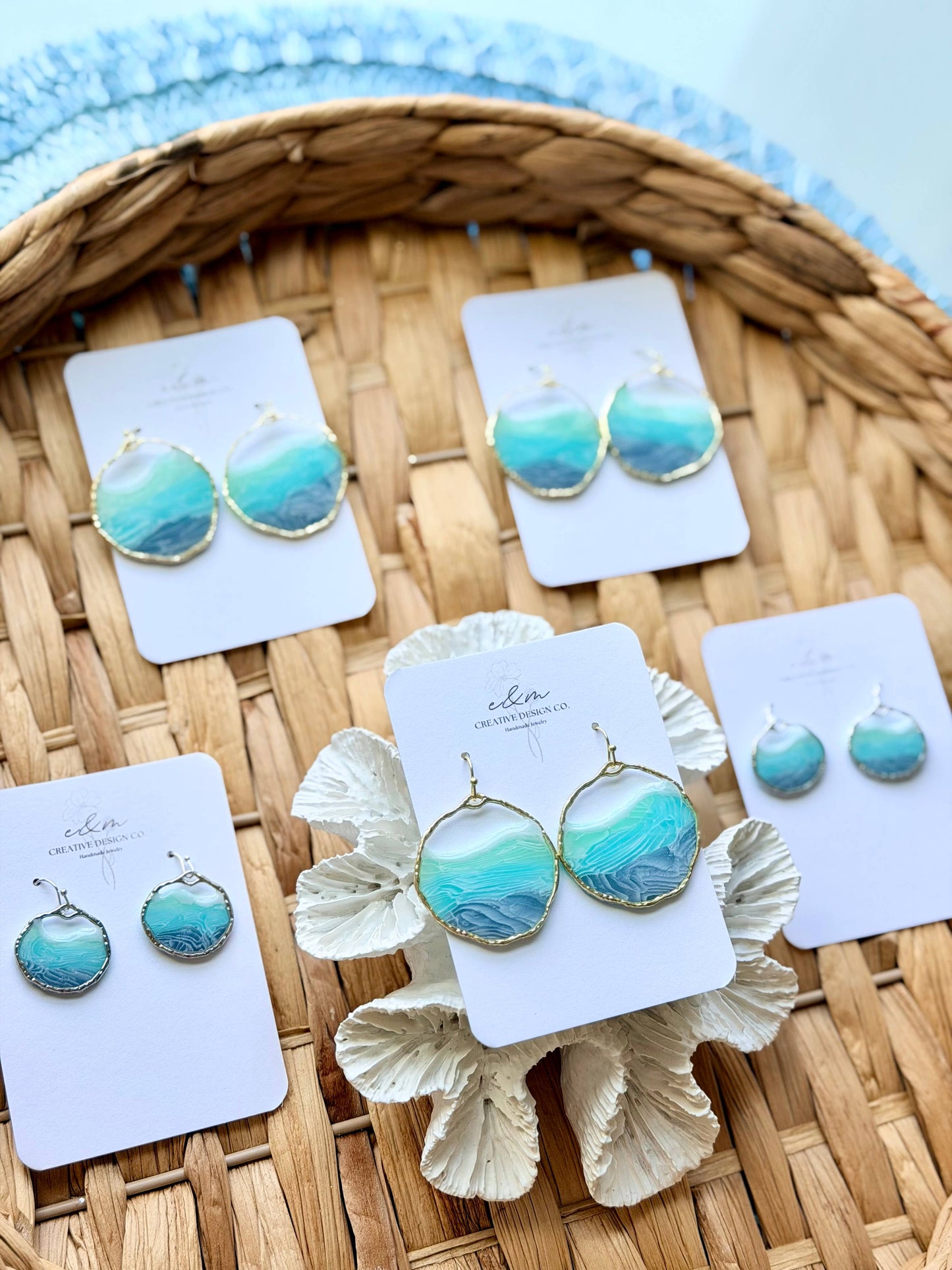 Ocean Wave Earrings