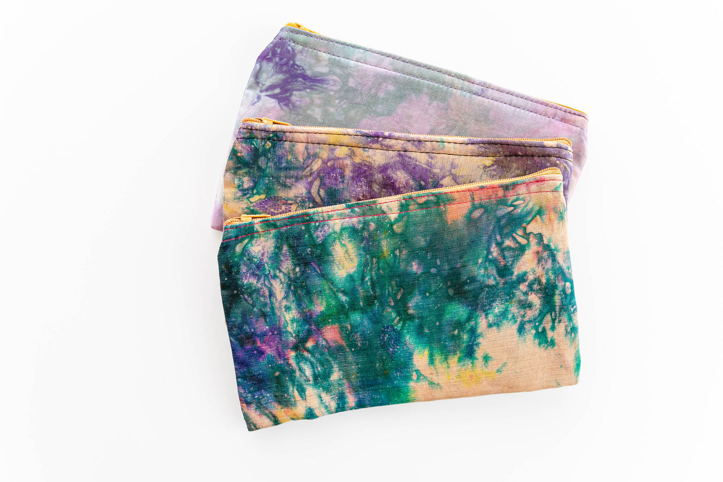 Recycled Silk Lined Pouch