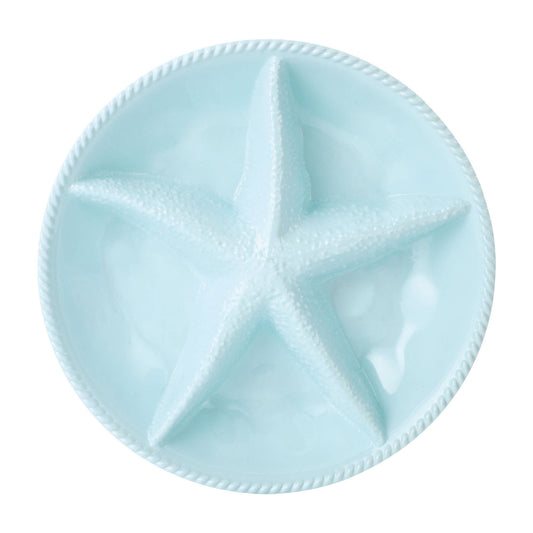 Indigo 14" Starfish Melamine Platter