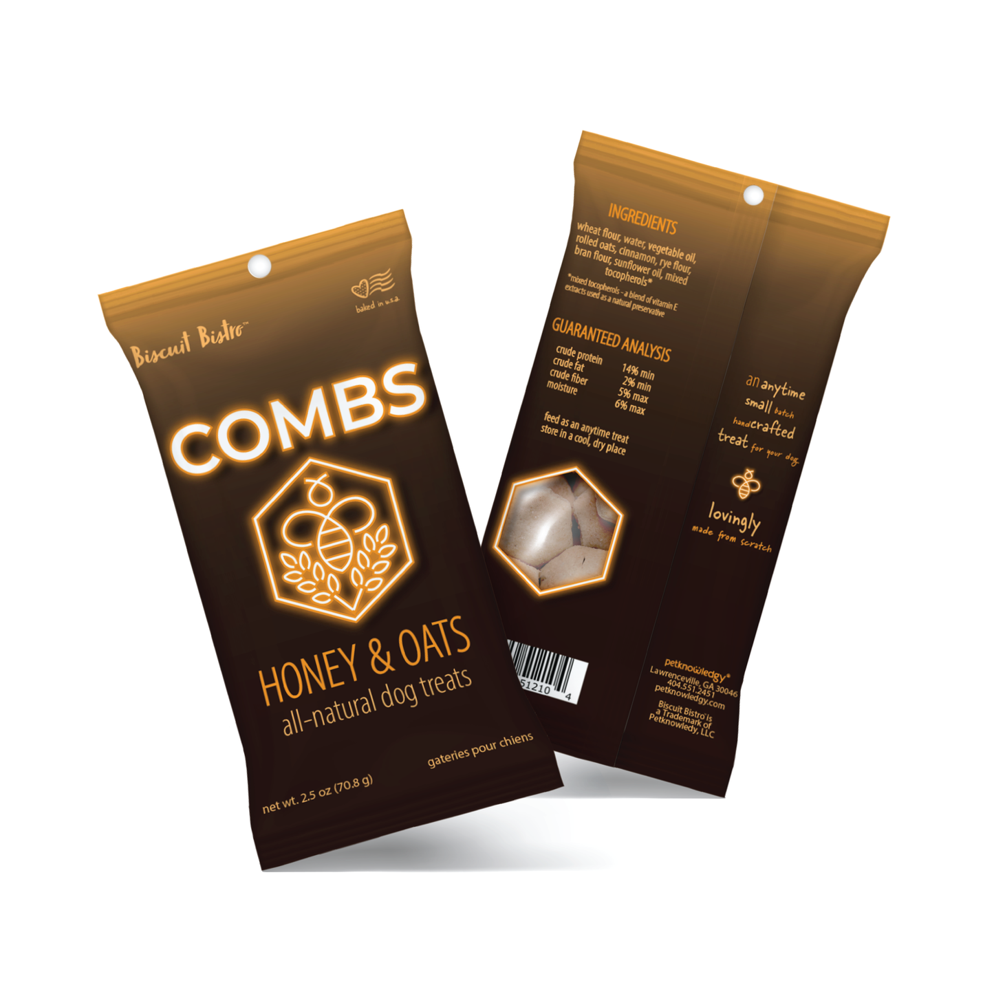 Snack Pack - Combs - Honey & Oat - 2.5 oz