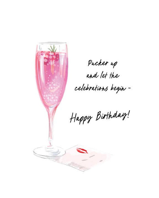 PUCKER UP - Note Card  