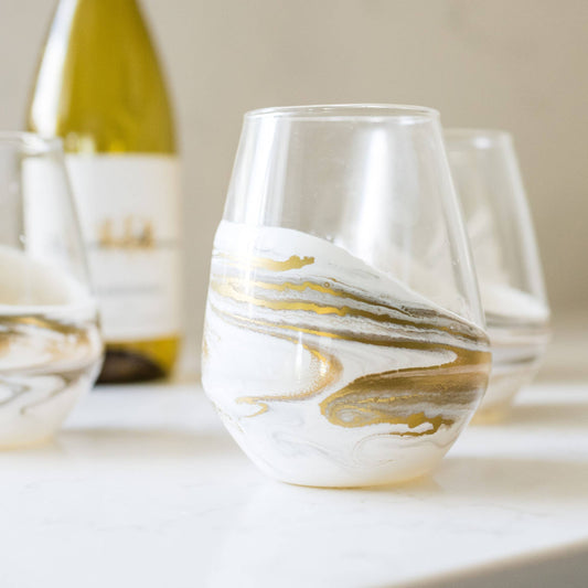 Resin Coated Entertaining Glasses