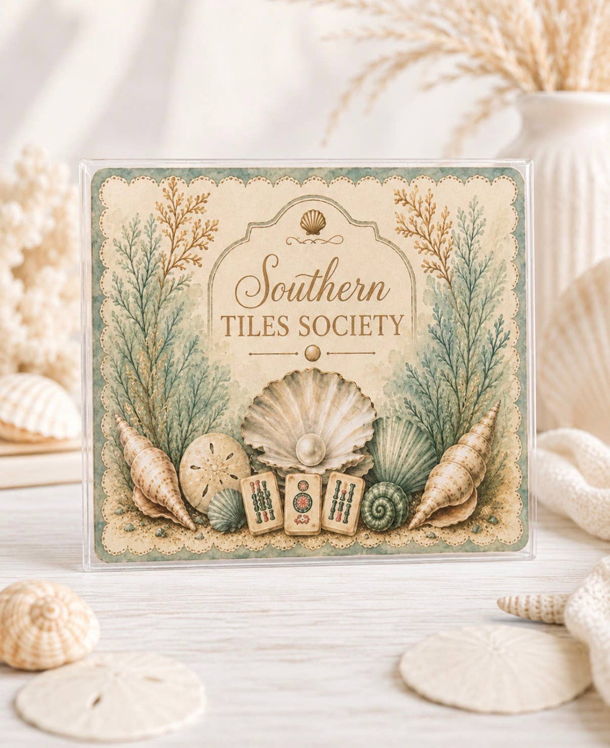 Southern Tiles Society Mahjong Card Sleeve Cover