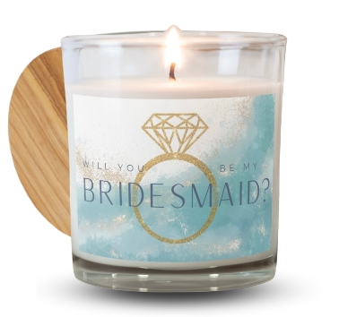 Will you be My Bridesmaid Lotion Candle