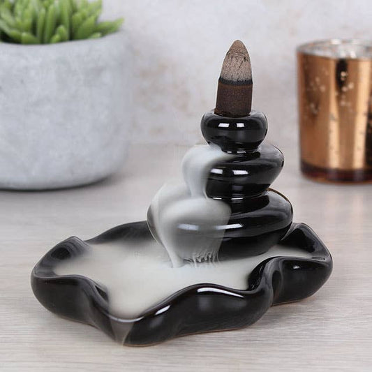 Large Pebbles Backflow Incense Burner