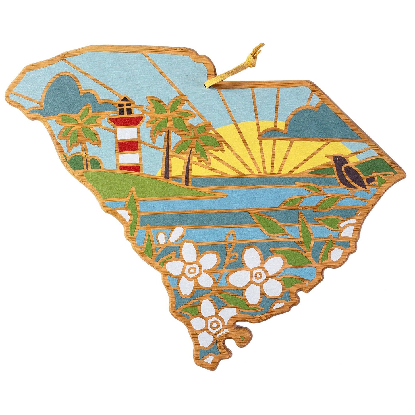 South Carolina Cutting Board with Artwork by Summer Stokes