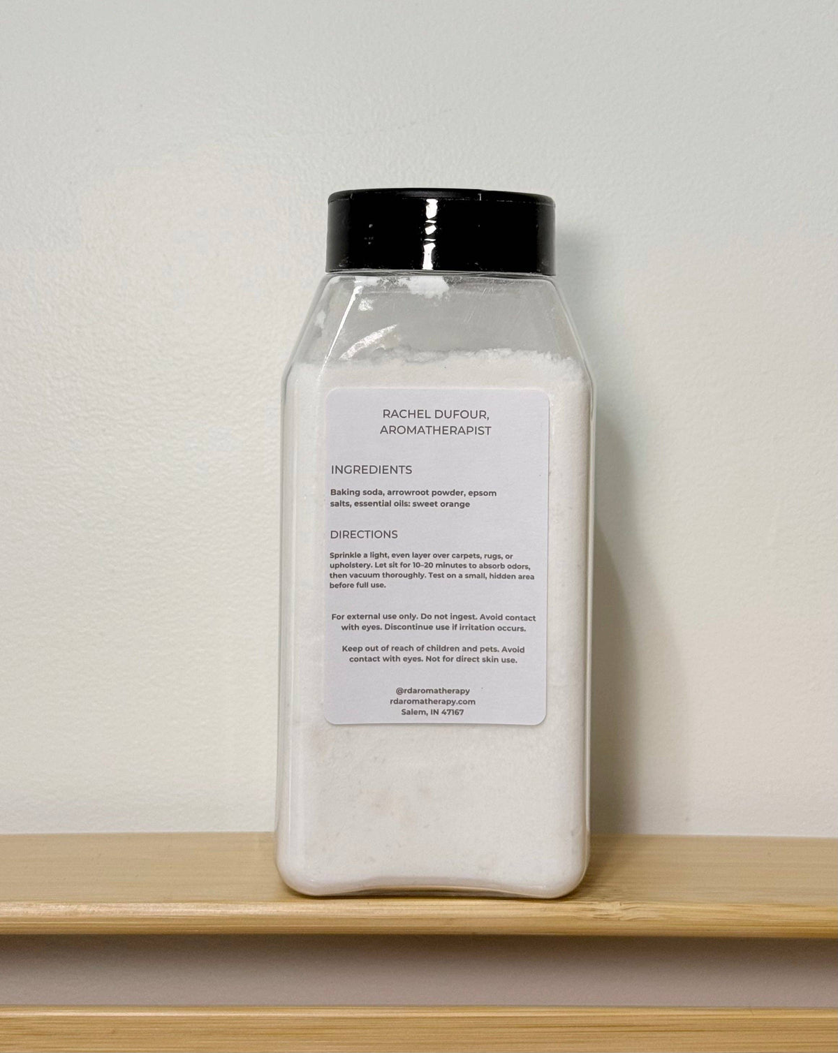 Natural Carpet Refresh & Deodorizer – Baking Soda, Arrowroot, Epsom Salts & Essential Oils