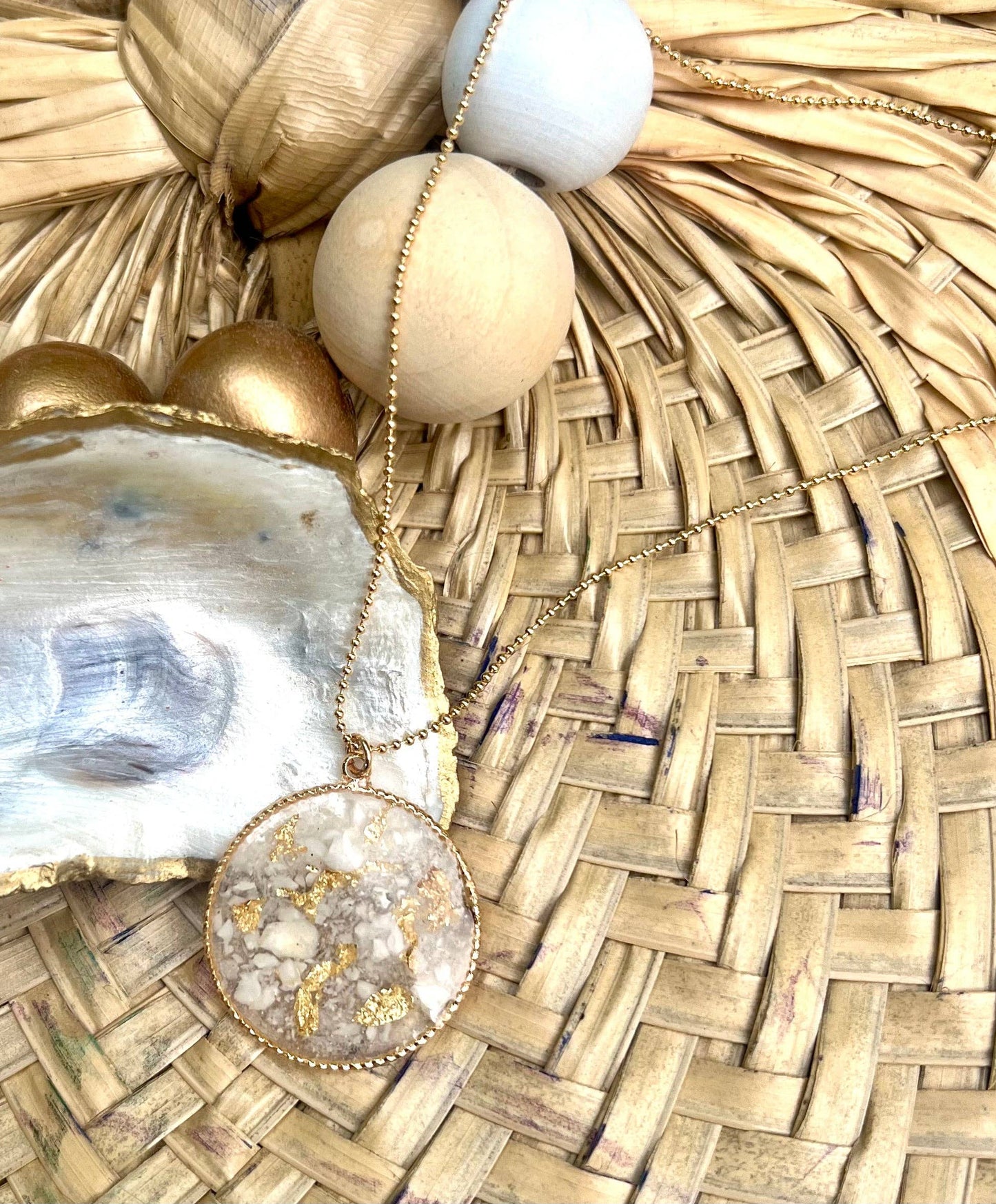 Camille Crushed Shell Necklace