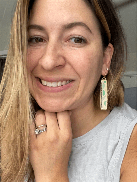 Sea glass Earrings