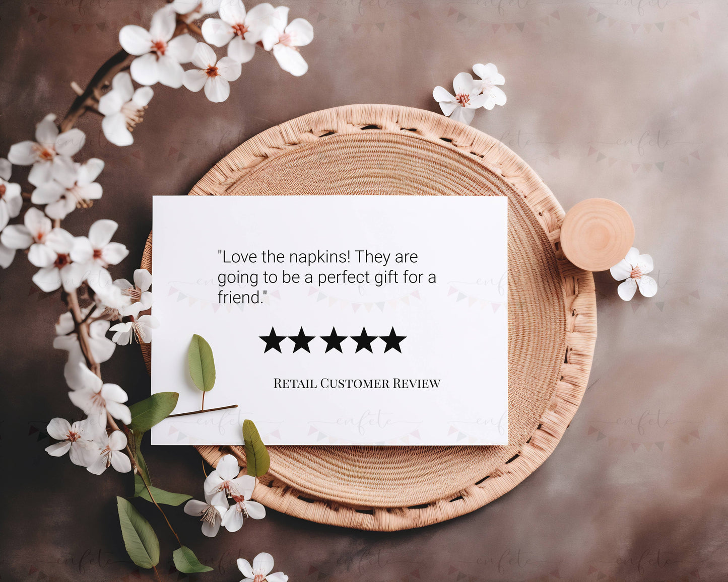 Merry Little Cocktail Napkins - Red