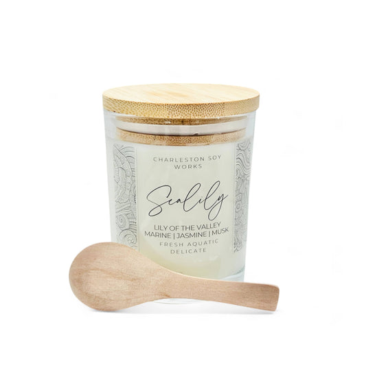 Locally made in Charleston, SC Sea Lily  Lotion Candle made by Charleston Soy Works