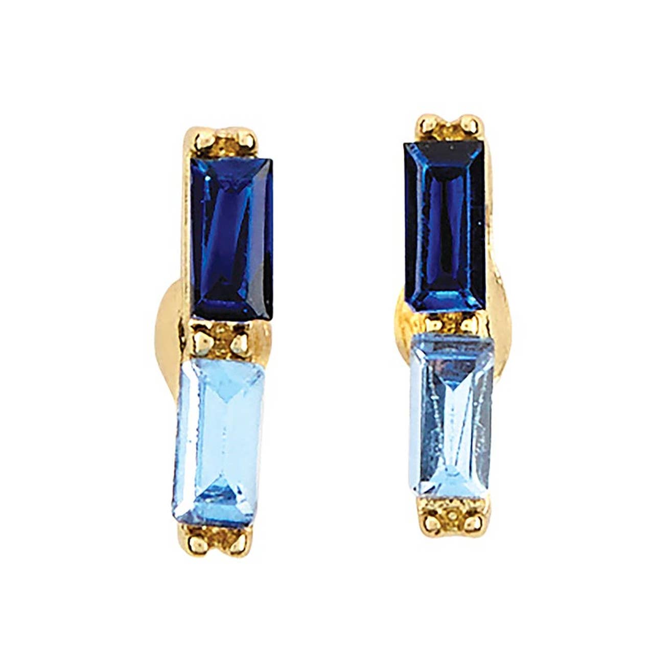Treasure Box Earrings - Blue