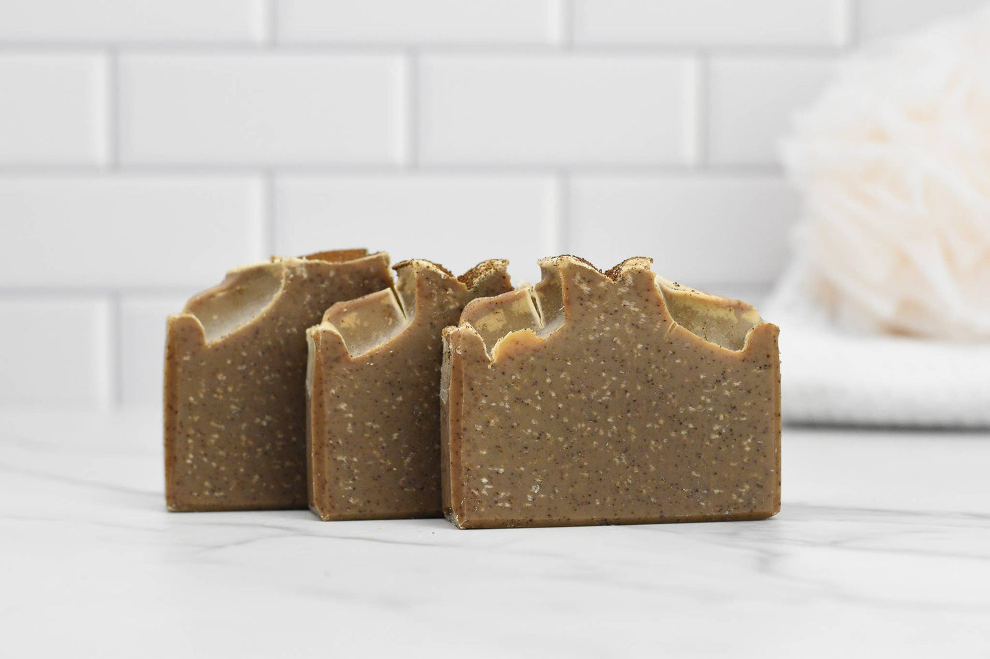 Coffee Scrub Bar Soap: Wood Shelf Cafe Coffee