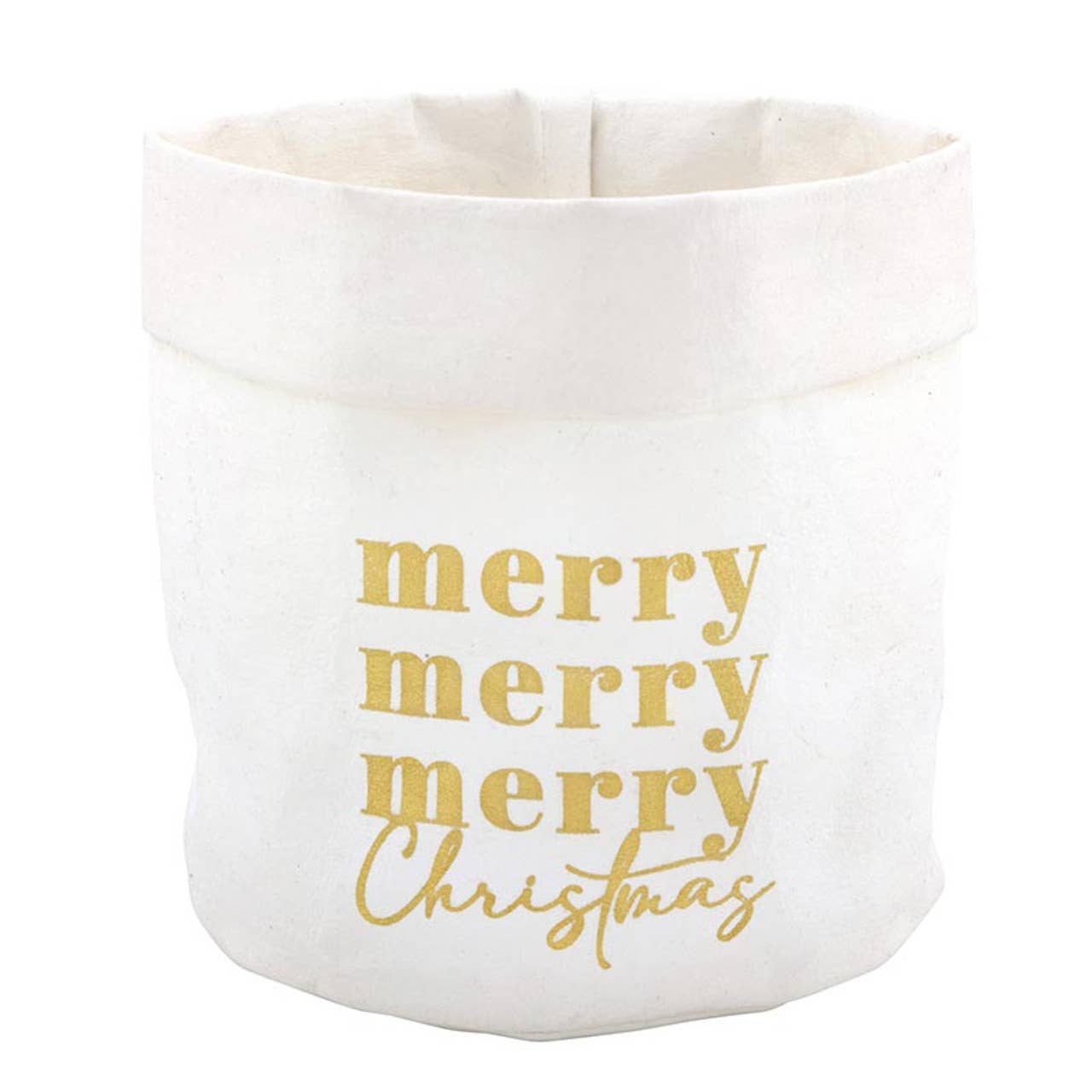 Washable Paper Pouches - Small - Merry Christmas