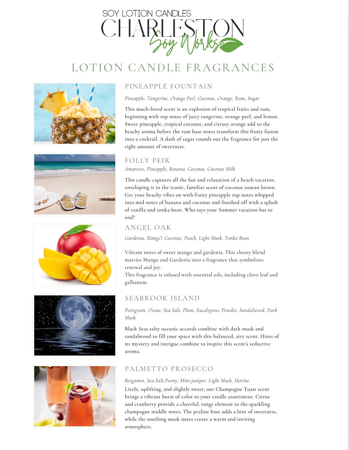 Charleston Soy Lotion Candle