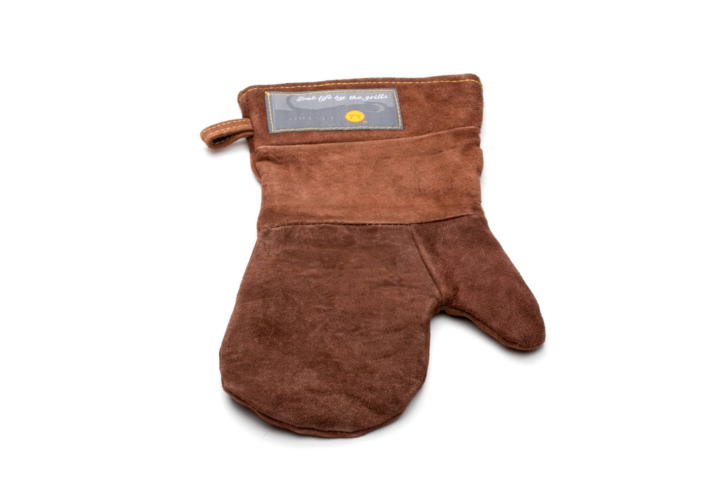 Brown Leather Grill Mitt